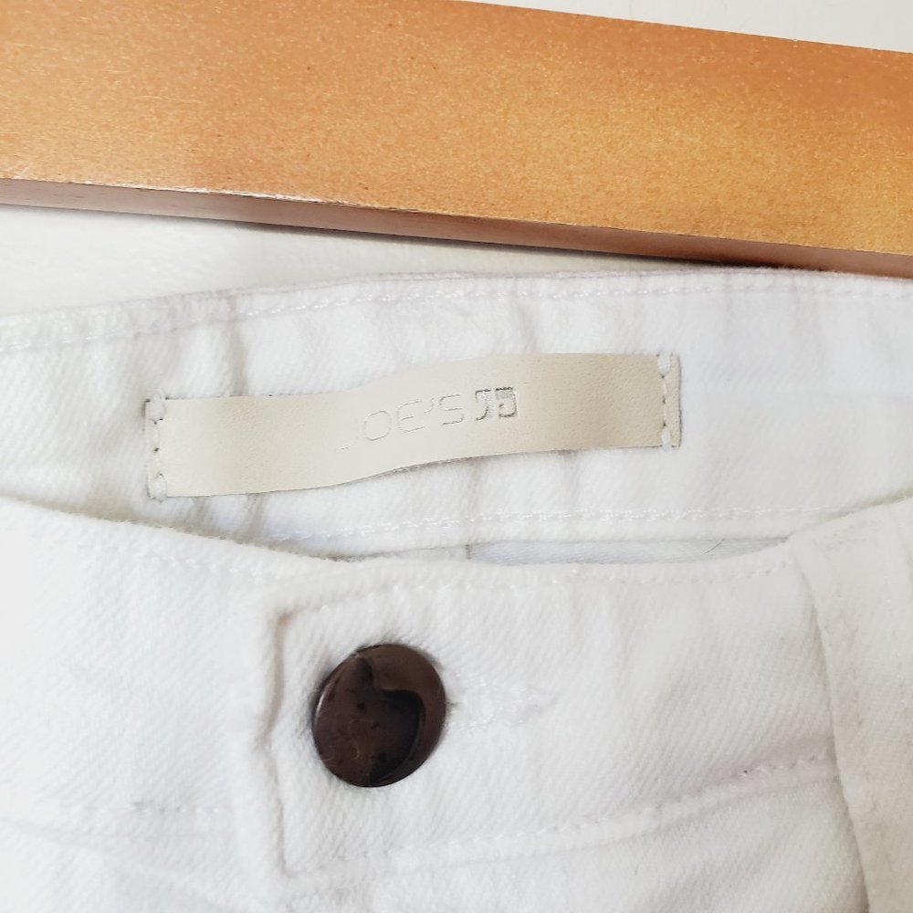 ANTHRO JOE'S White Ankle Straight Leg Jeans fit small! - Picture 6 of 11